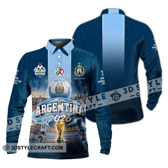 Unisex Shirt - Custom Argentina World Cup 2026 Shirt style option 4