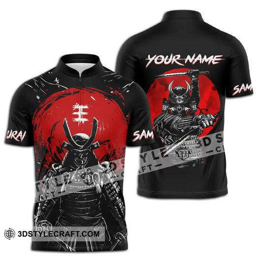 Unisex Shirt - Custom Armor Samurai Name Shirt style option 2