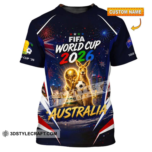 Unisex Shirt - Custom Australia World Cup 2026 Shirt - T-shirt