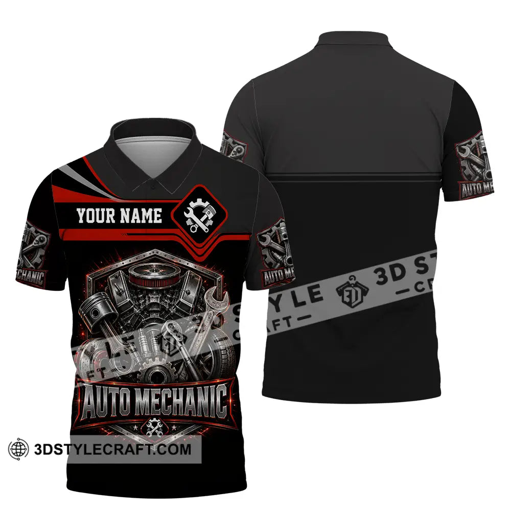 Unisex Shirt - Custom Auto Mechanic Shirt - Polo Shirt / S - T-shirt