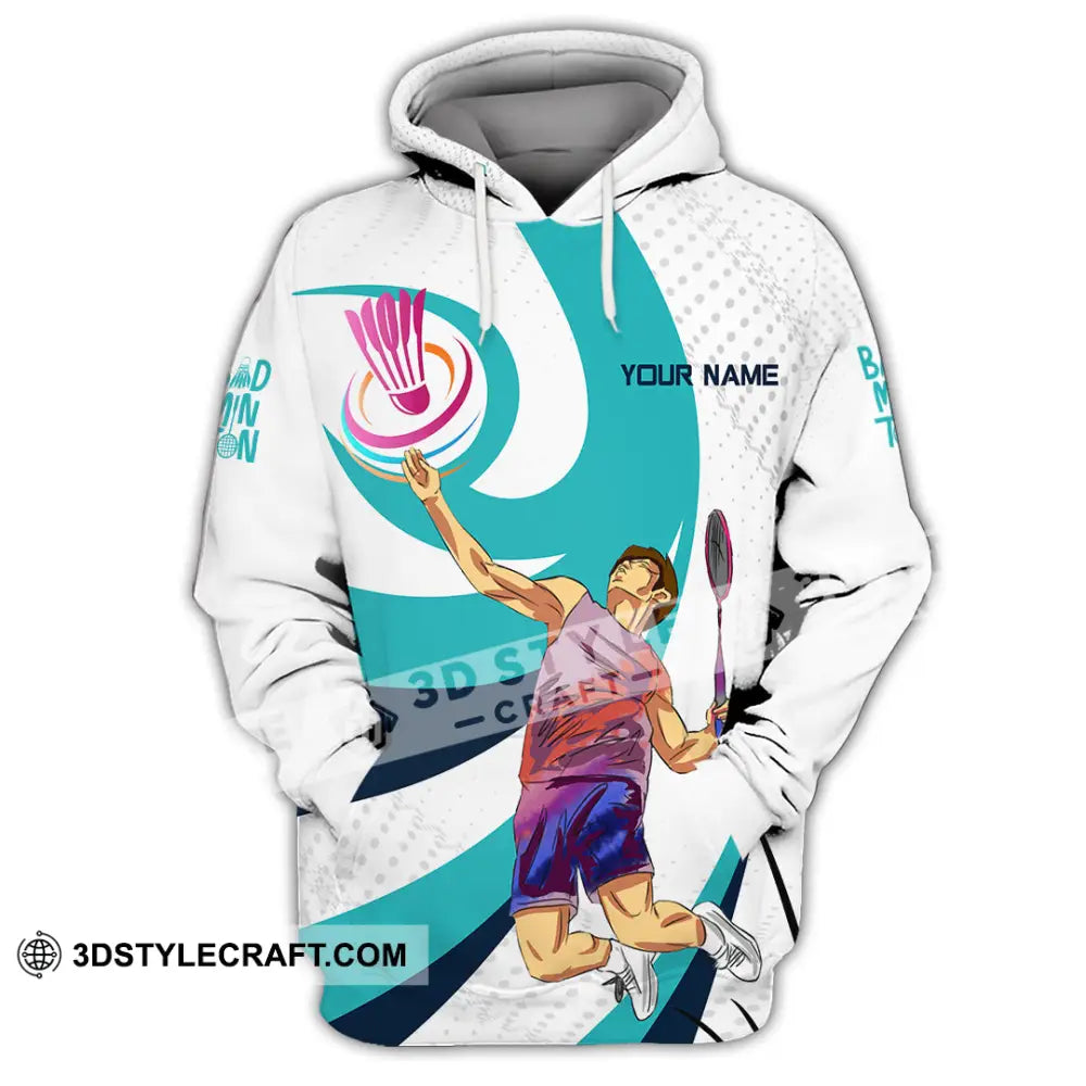 Unisex Shirt - Custom Badminton 3D Shirt Hoodie / S T-shirt