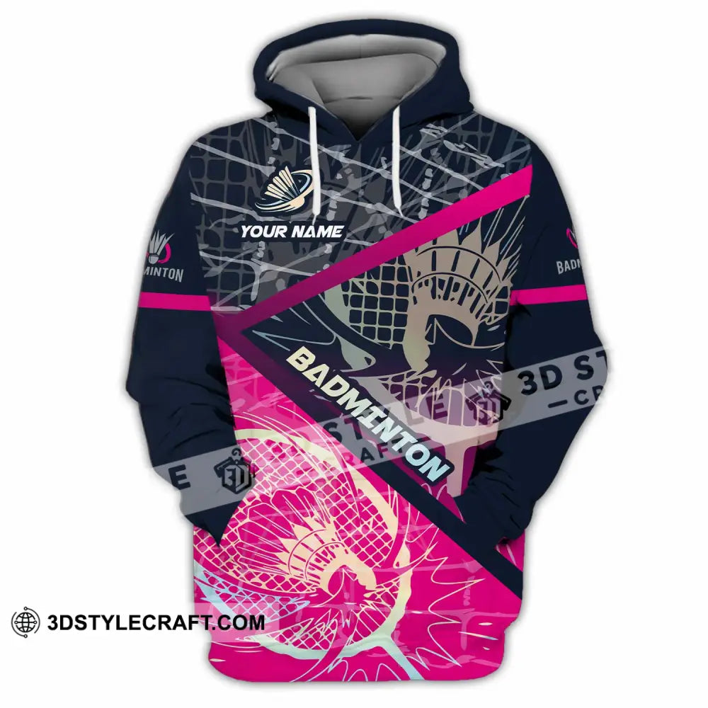 Unisex Shirt - Custom Badminton 3D Shirt Hoodie / S T-shirt
