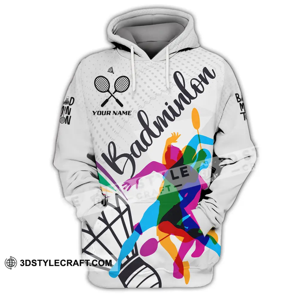Unisex Shirt - Custom Badminton 3D Shirt Hoodie / S T-shirt