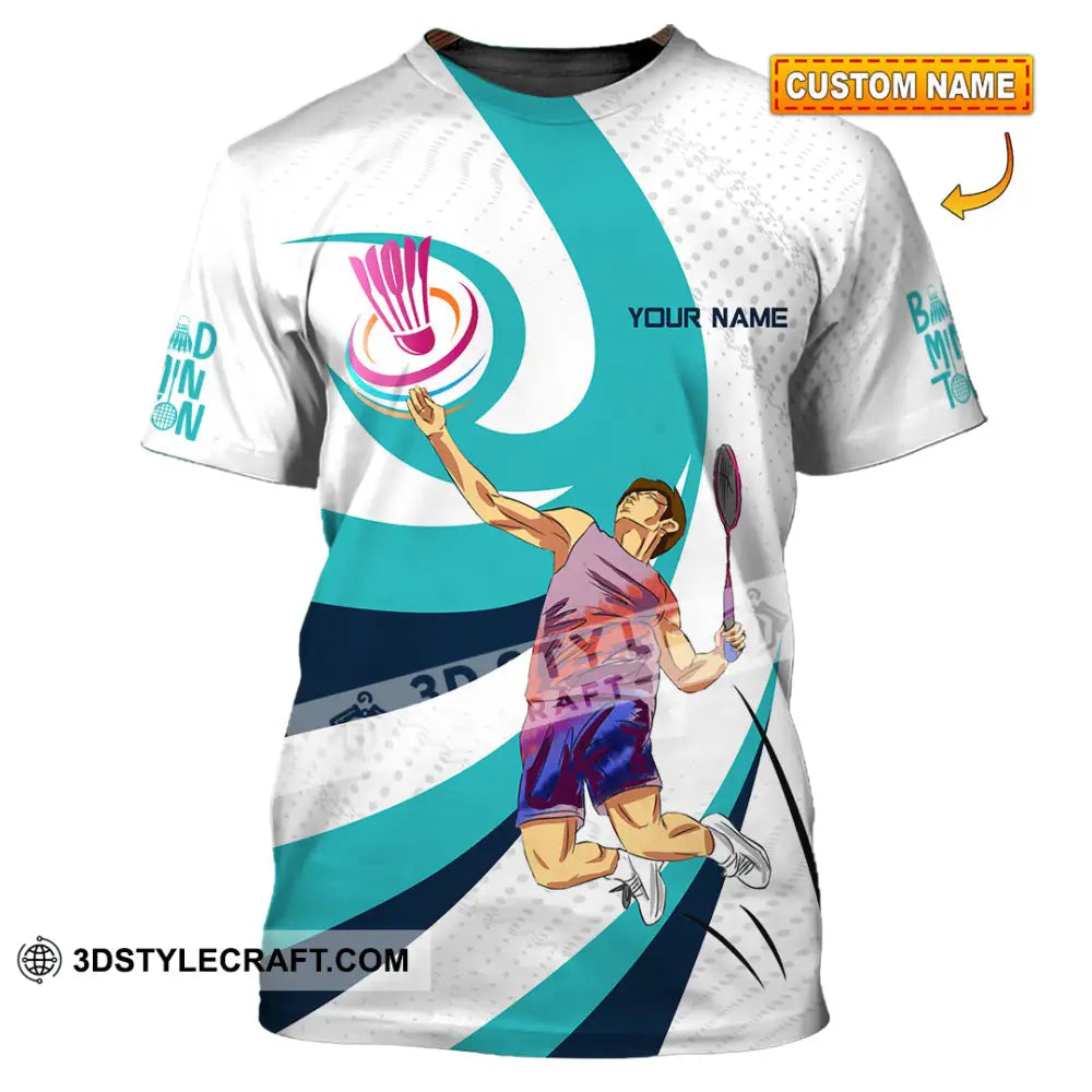 Unisex Shirt - Custom Badminton 3D Shirt T-shirt