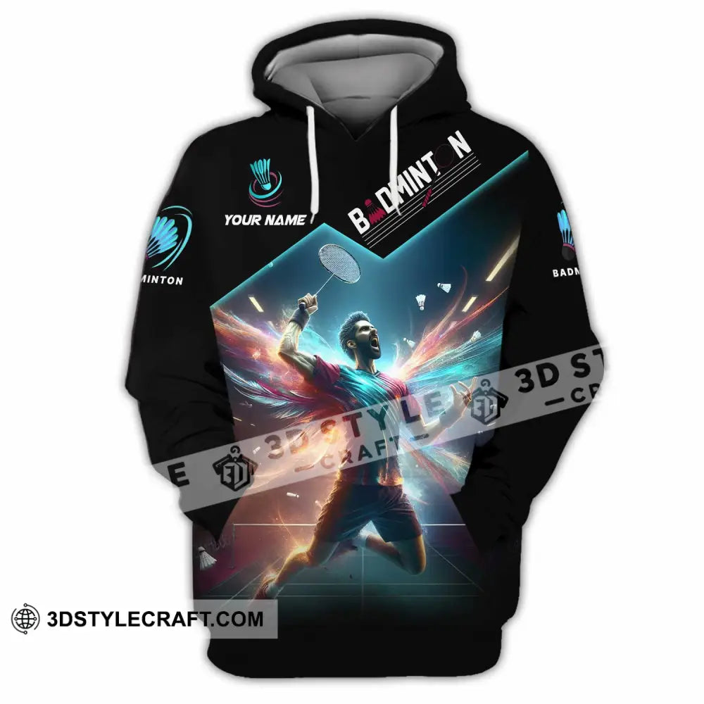 Unisex Shirt - Custom Badminton Shirt - Hoodie / S - T-shirt
