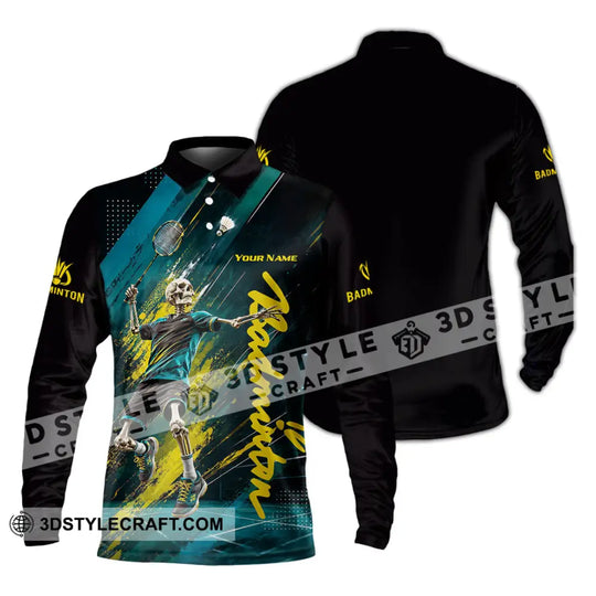 Unisex Shirt - Custom Badminton Shirt style option 4
