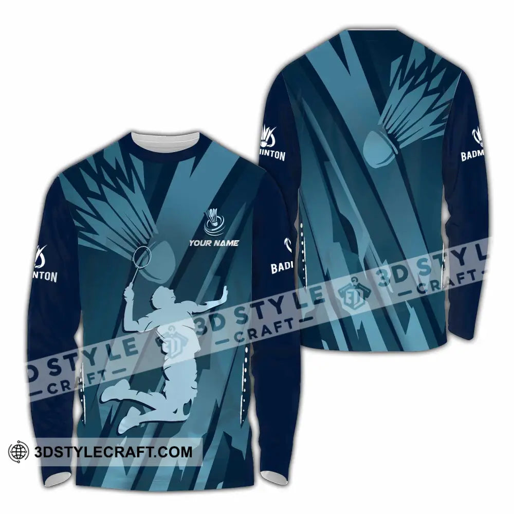 Unisex Shirt - Custom Badminton Shirt - Long Sleeve Shirt / S - T-shirt
