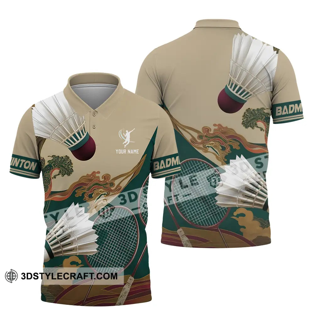 Unisex Shirt Custom Badminton Sport Shirt Polo Shirt / S T shirt