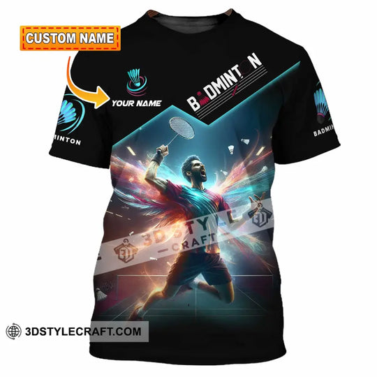 Unisex Shirt - Custom Badminton Shirt style option 1