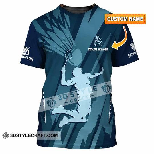 Unisex Shirt - Custom Badminton Shirt style option 1