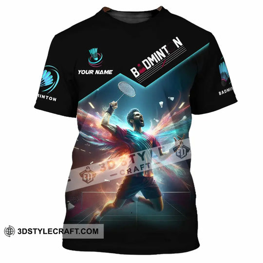 Unisex Shirt - Custom Badminton Shirt style option 4