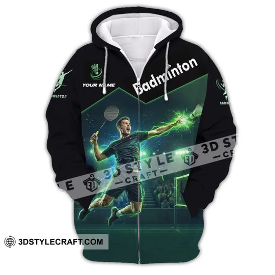 Unisex Shirt - Custom Badminton Shirt style option 3