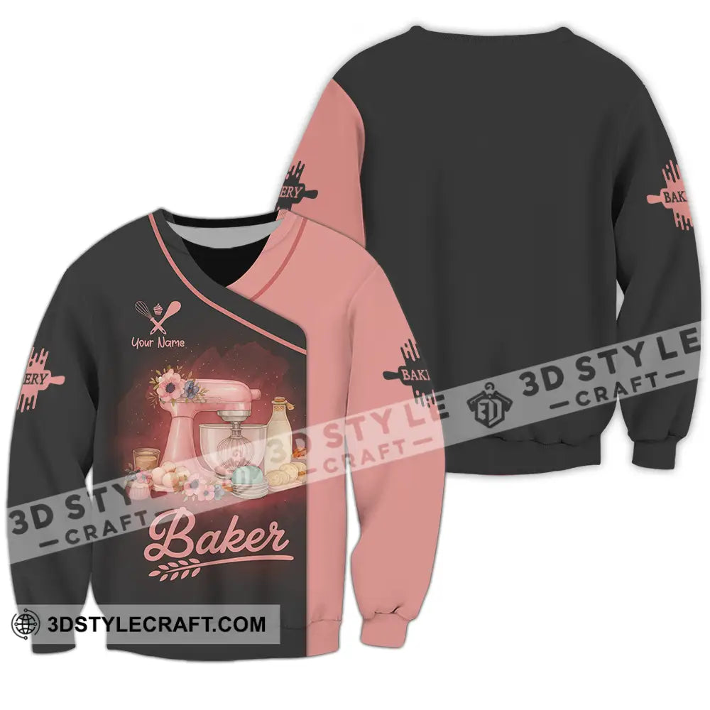 Unisex Shirt - Custom Baker Lover Shirt Long Sleeve / S T-shirt