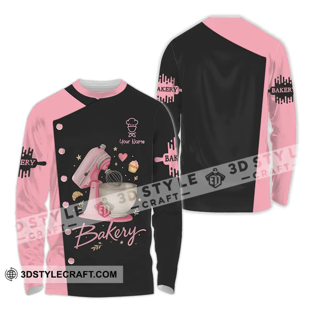 Unisex Shirt - Custom Baker Lover Shirt Long Sleeve Shirt / S T-shirt