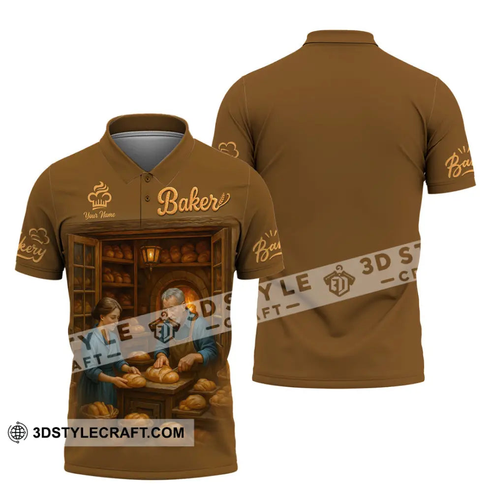 Unisex Shirt - Custom Baker Shirt Polo Shirt / S T-shirt