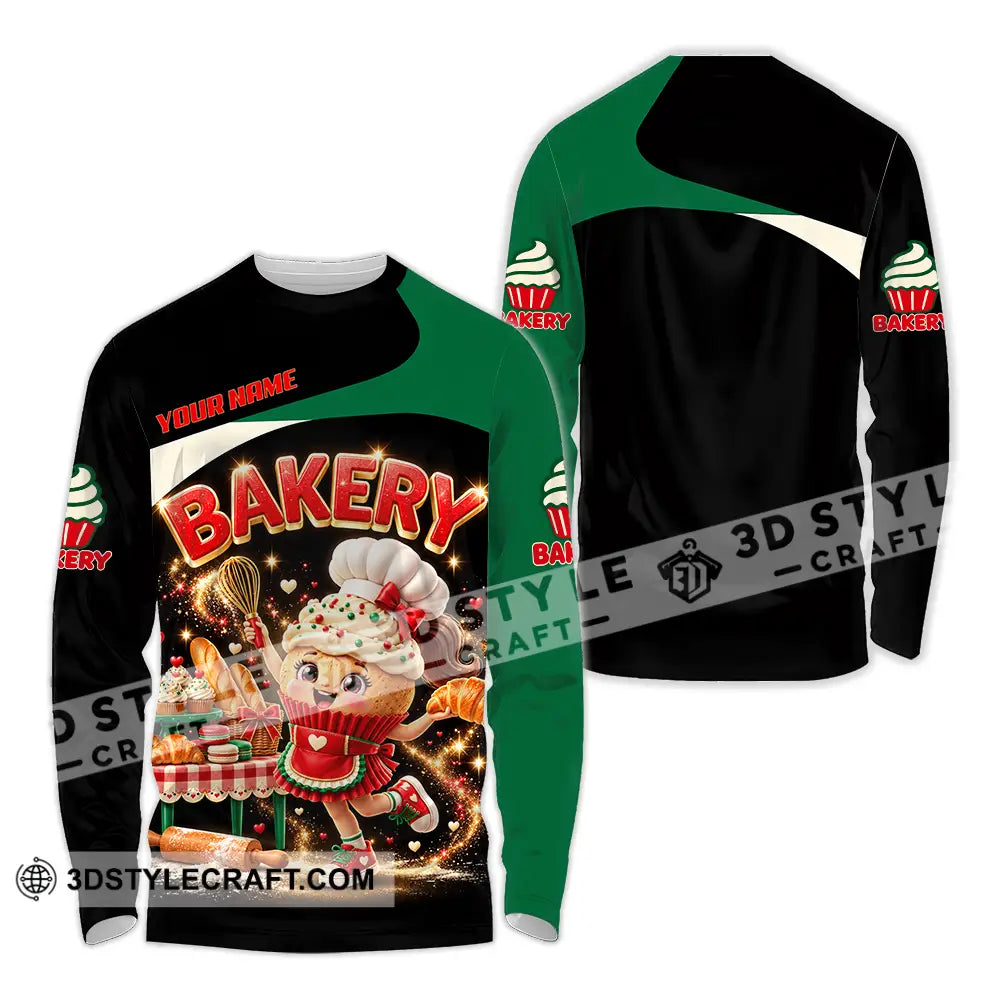 Unisex Shirt - Custom Bakery Shirt - Long Sleeve Shirt / S - T-shirt
