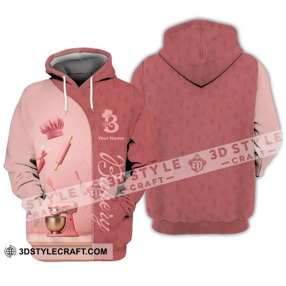 Unisex Shirt - Custom Bakery Pink Cute Shirt Hoodie / S T-shirt