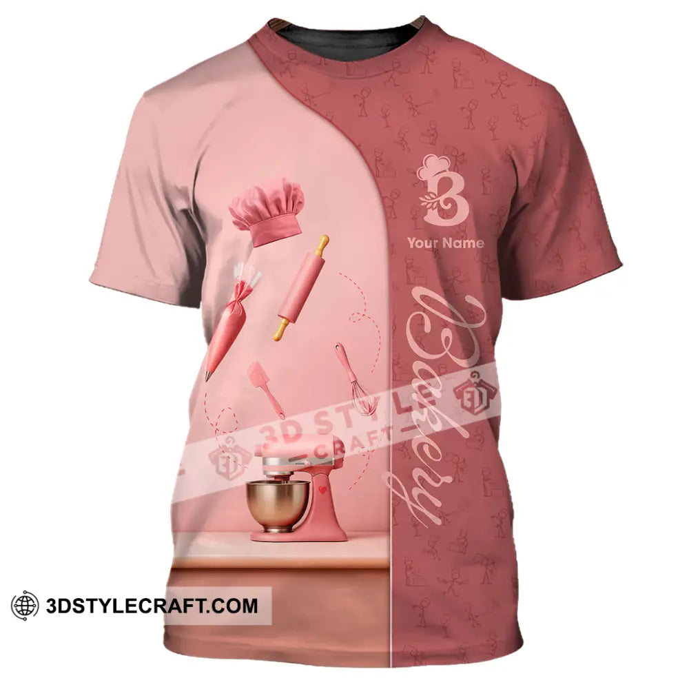 Unisex Shirt - Custom Bakery Pink Cute Shirt T-Shirt / S T-shirt