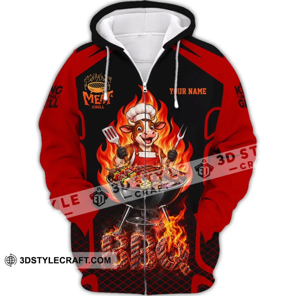 Unisex Shirt - Custom Barbecue Shirt - Zipper Hoodie / S - T-shirt