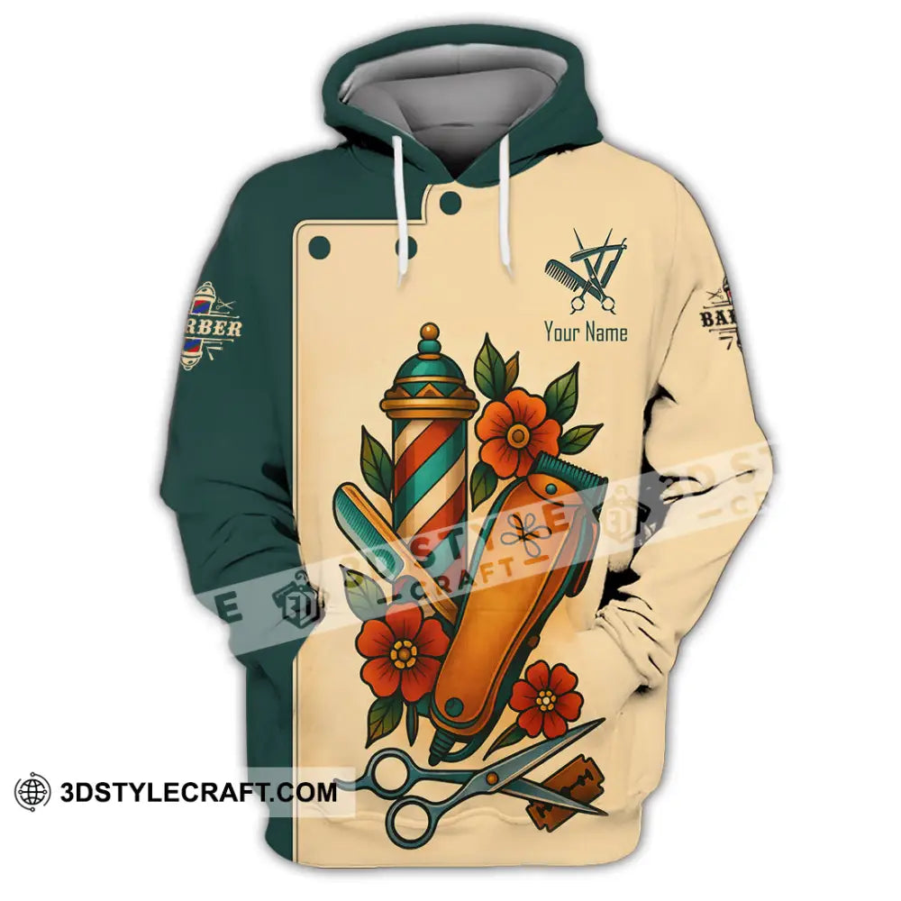 Unisex Shirt Custom Barber Shirt Hoodie / S T shirt