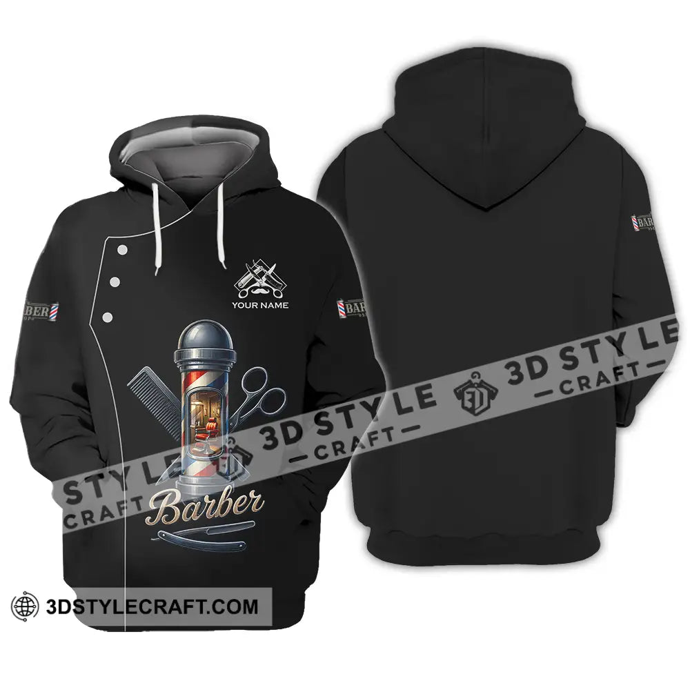 Unisex Shirt Custom Barber Shirt Hoodie / S T shirt