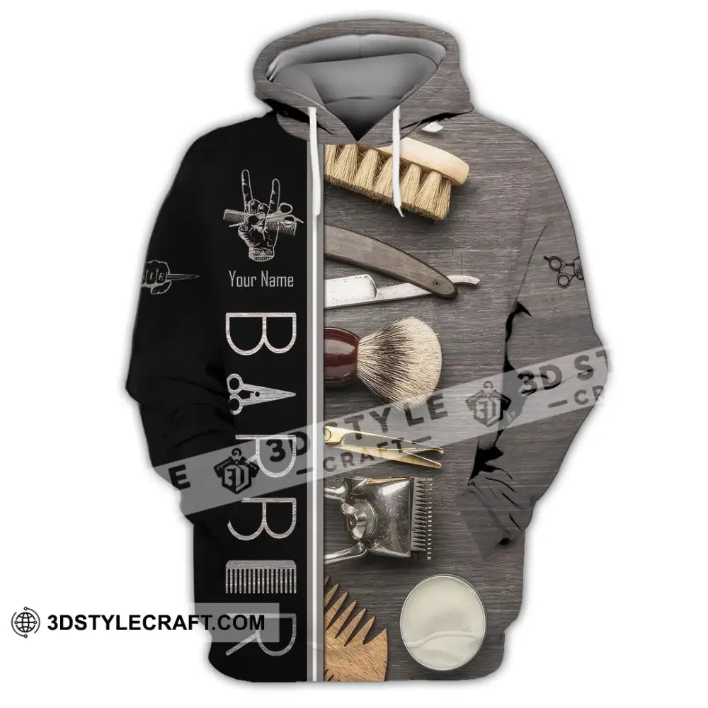 Unisex Shirt Custom Barber Shirt Hoodie / S T shirt
