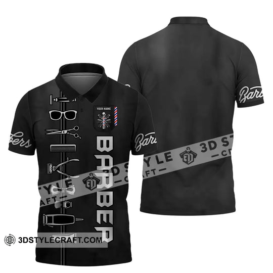 Unisex Shirt, Custom Barber Shirt, Personalized Name Shirt For Hairstylists style option 4