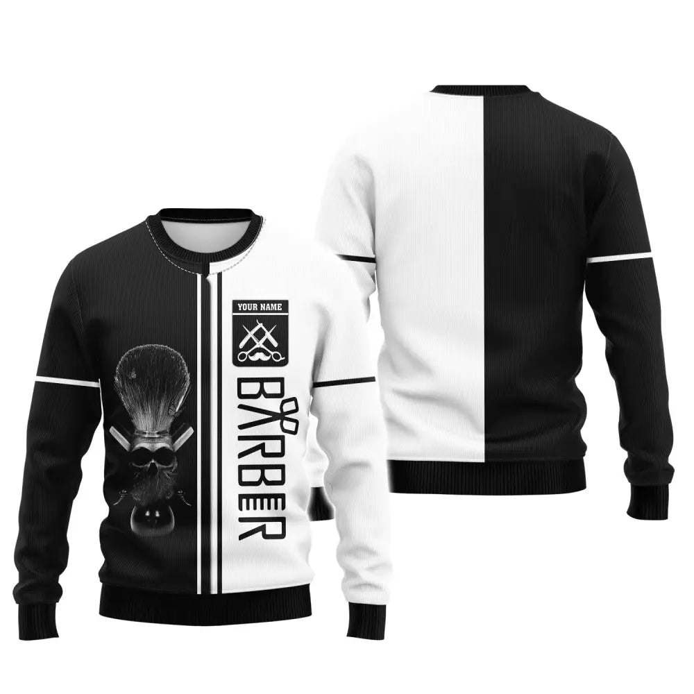 Unisex Shirt Custom Barber Personalized Name For Hairstylists T-Shirt