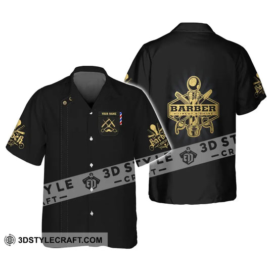 Unisex Shirt, Custom Barber Shirt, Personalized Name Shirt For Hairstylists style option 3