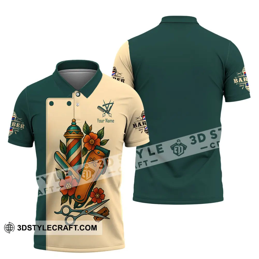 Unisex Shirt Custom Barber Shirt Polo Shirt / S T shirt