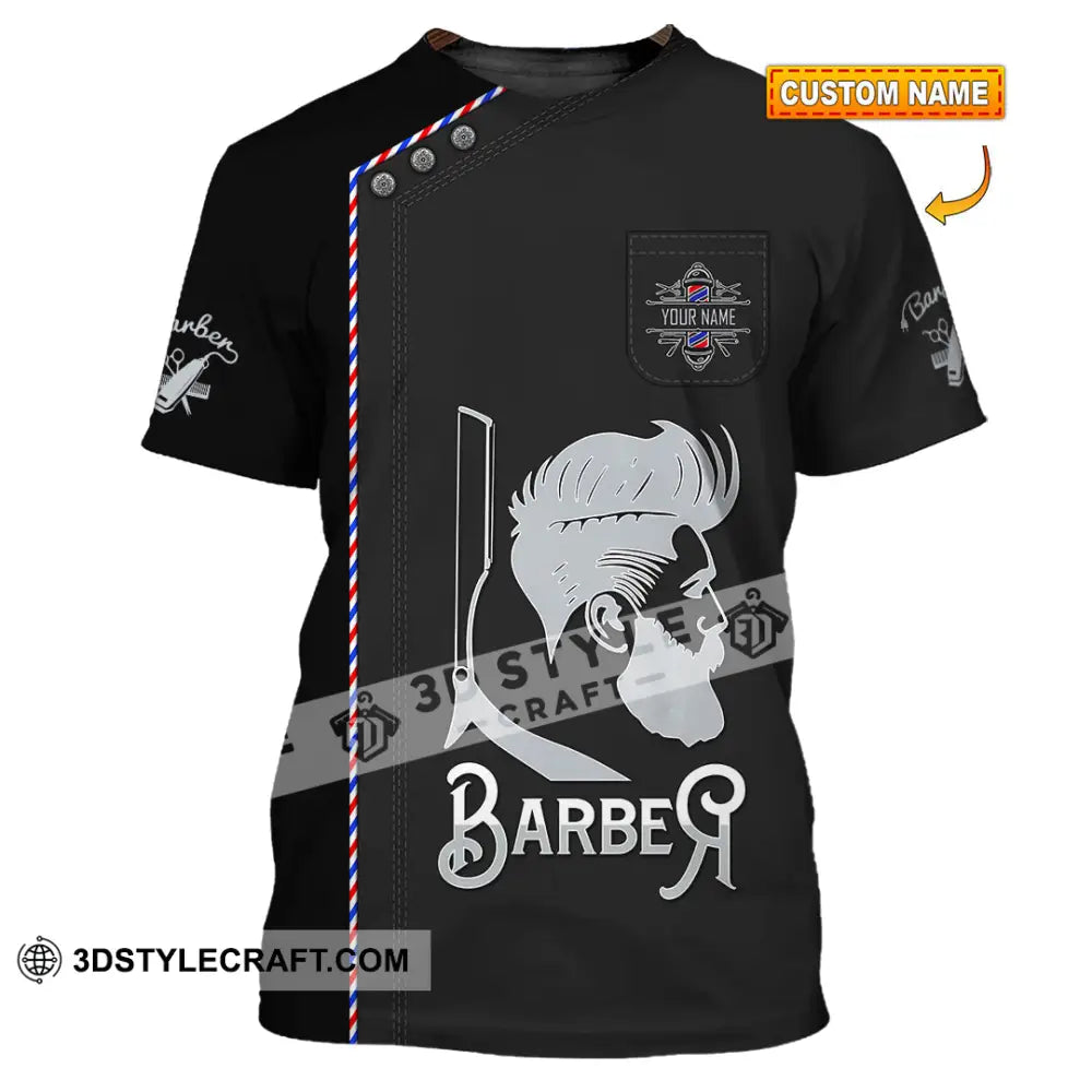 Unisex Shirt Custom Barber Shirt T shirt