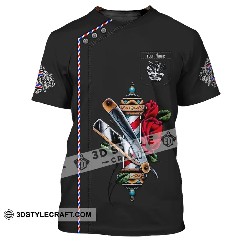 Unisex Shirt Custom Barber Shirt T Shirt / S T shirt