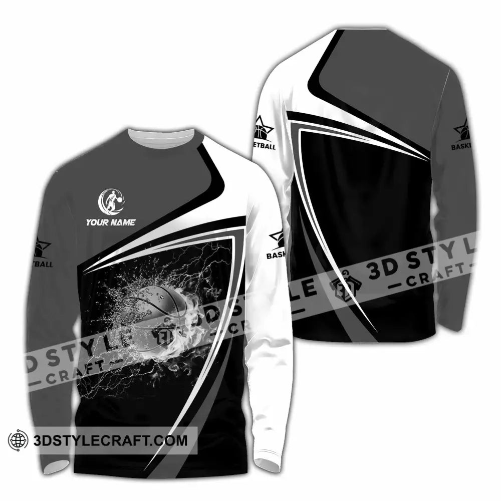 Unisex Shirt - Custom Basketball 3D Shirt Long Sleeve Shirt / S T-shirt