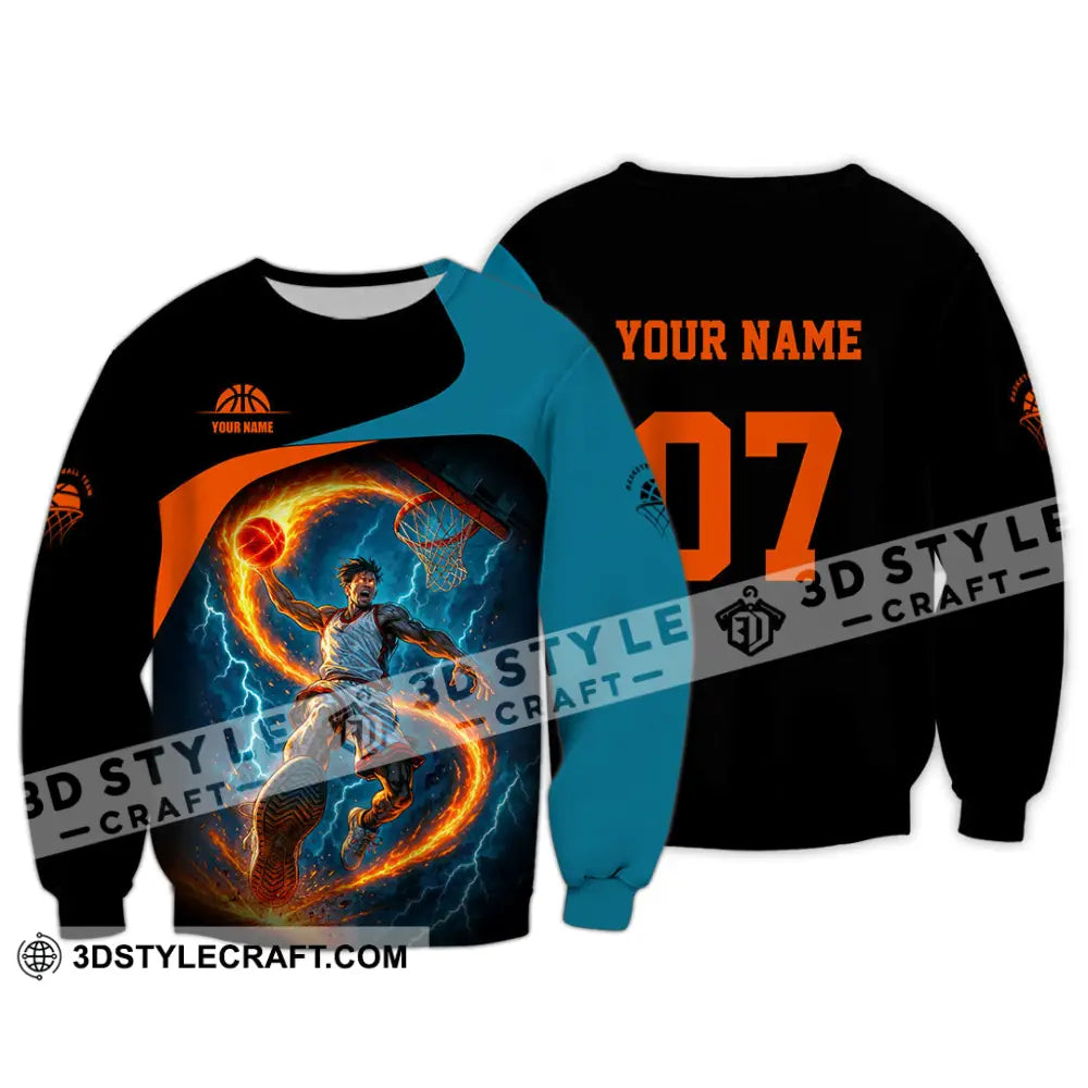 Unisex Shirt - Custom Basketball Shirt Long Sleeve / S T-shirt