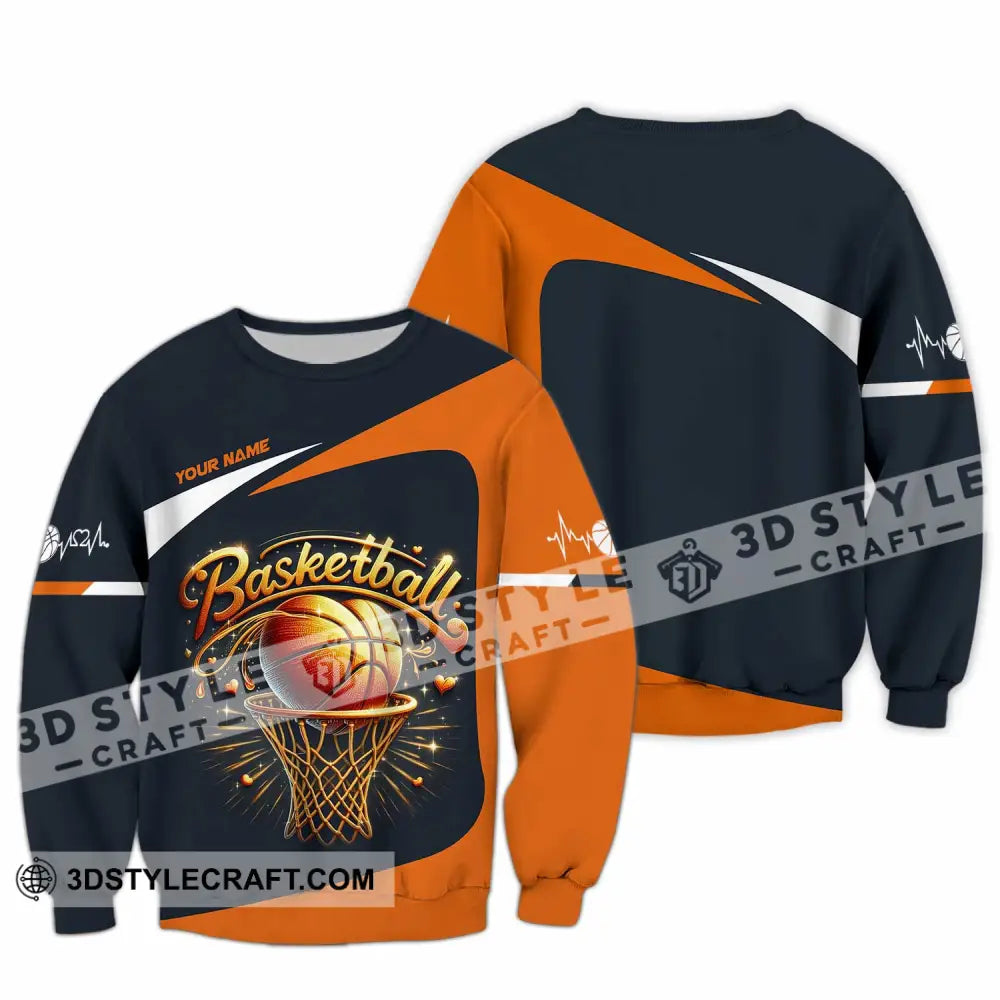 Unisex Shirt - Custom Basketball Shirt Long Sleeve / S T-shirt