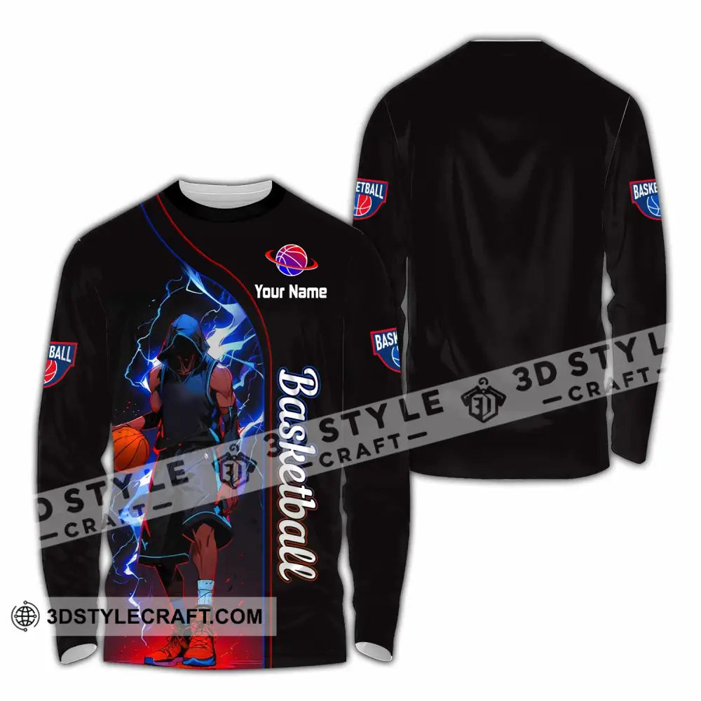 Unisex Shirt - Custom Basketball Shirt - Long Sleeve Shirt / S - T-shirt
