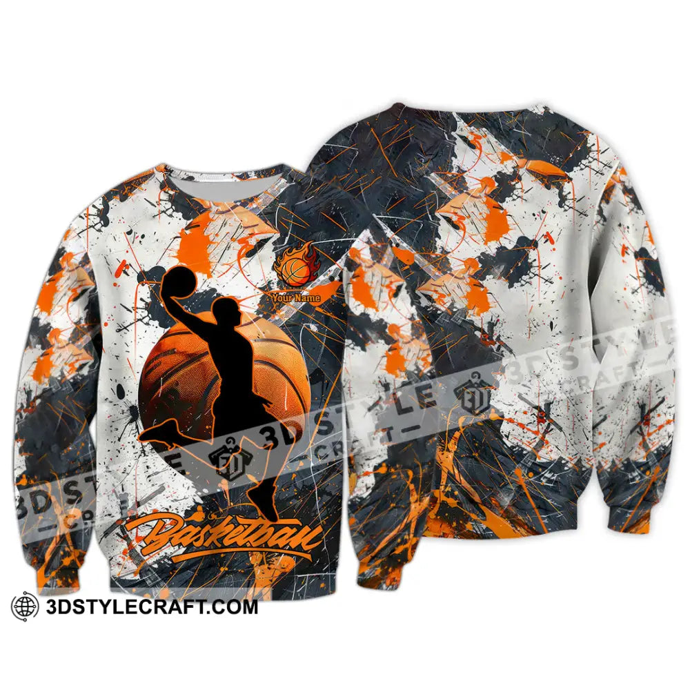 Unisex Shirt Custom Basketball Sport Shirt Long Sleeve / S T shirt