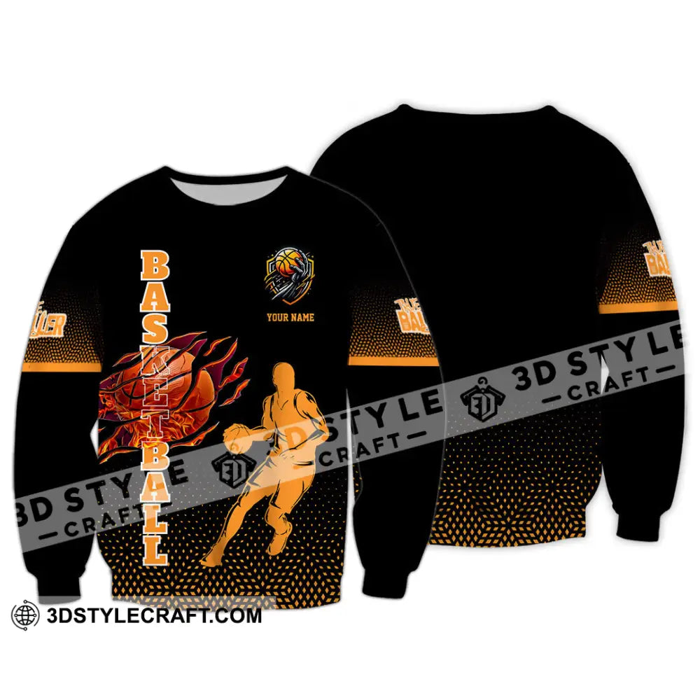 Unisex Shirt Custom Basketball Sport Shirt Long Sleeve / S T shirt