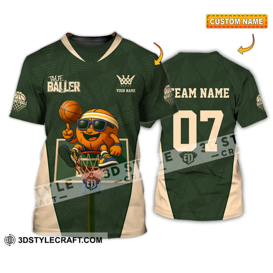 Unisex Shirt - Custom Basketball The Baller Shirt T-shirt