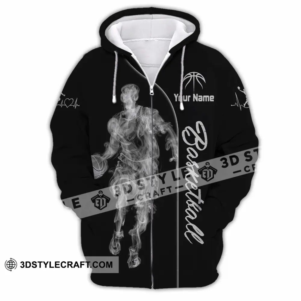 Unisex Shirt - Custom Basketball Shirt - Zipper Hoodie / S - T-shirt