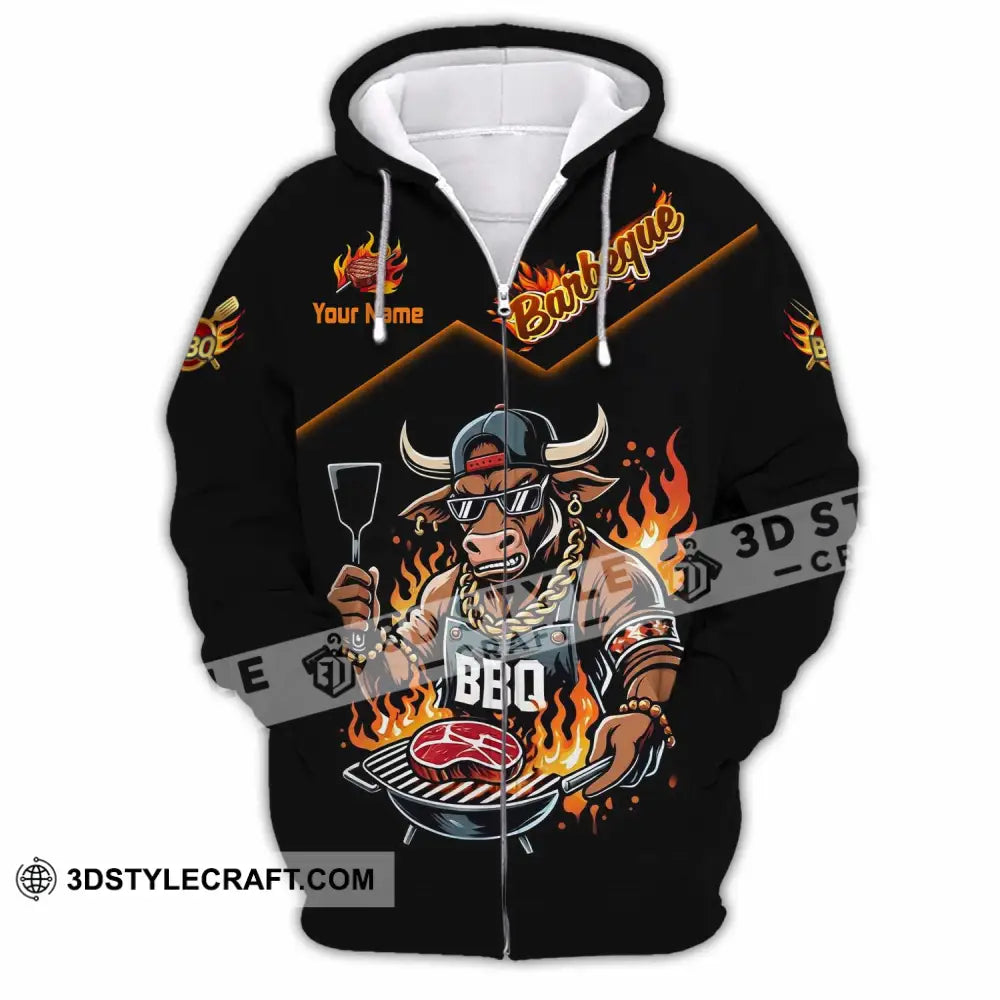 Unisex Shirt - Custom BBQ Shirt - Zipper Hoodie / S - T-shirt