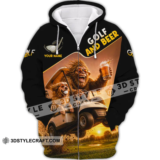 Unisex Shirt - Custom Beer And Golf Shirt style option 3