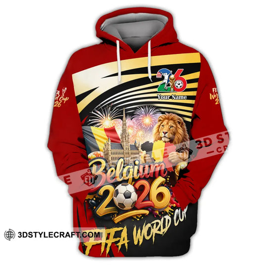 Unisex Shirt - Custom Belgium 3D Shirt style option 3