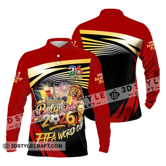 Unisex Shirt - Custom Belgium 3D Shirt style option 4