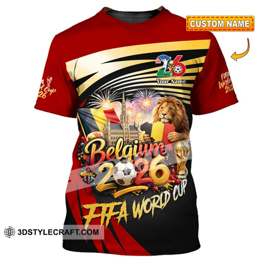 Unisex Shirt - Custom Belgium 3D Shirt style option 1
