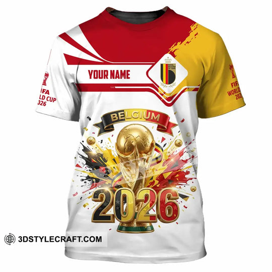 Unisex Shirt - Custom Belgium 3D Shirt style option 4
