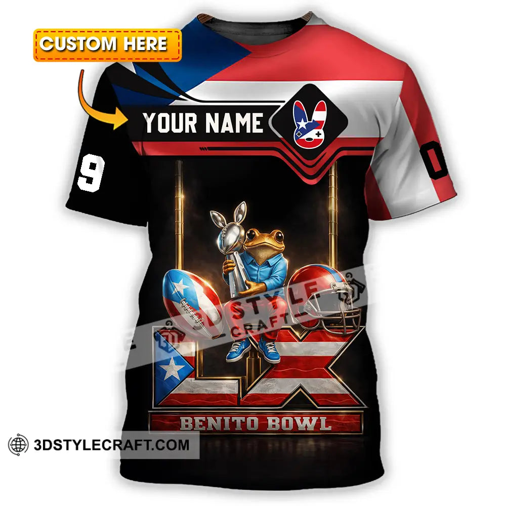 Unisex Shirt - Custom Benito Bowl 3D Shirt T-shirt