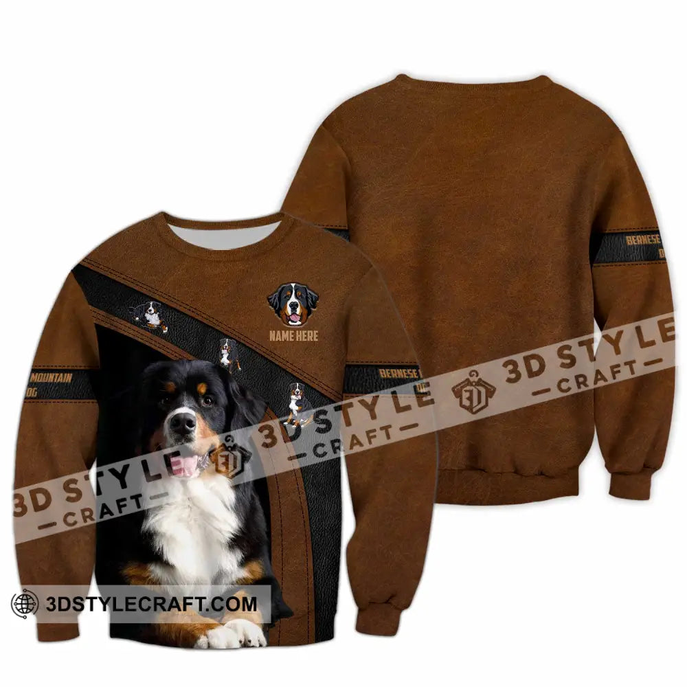 Unisex Shirt - Custom Bernese Mountain Dog Shirt Long Sleeve / S T-shirt