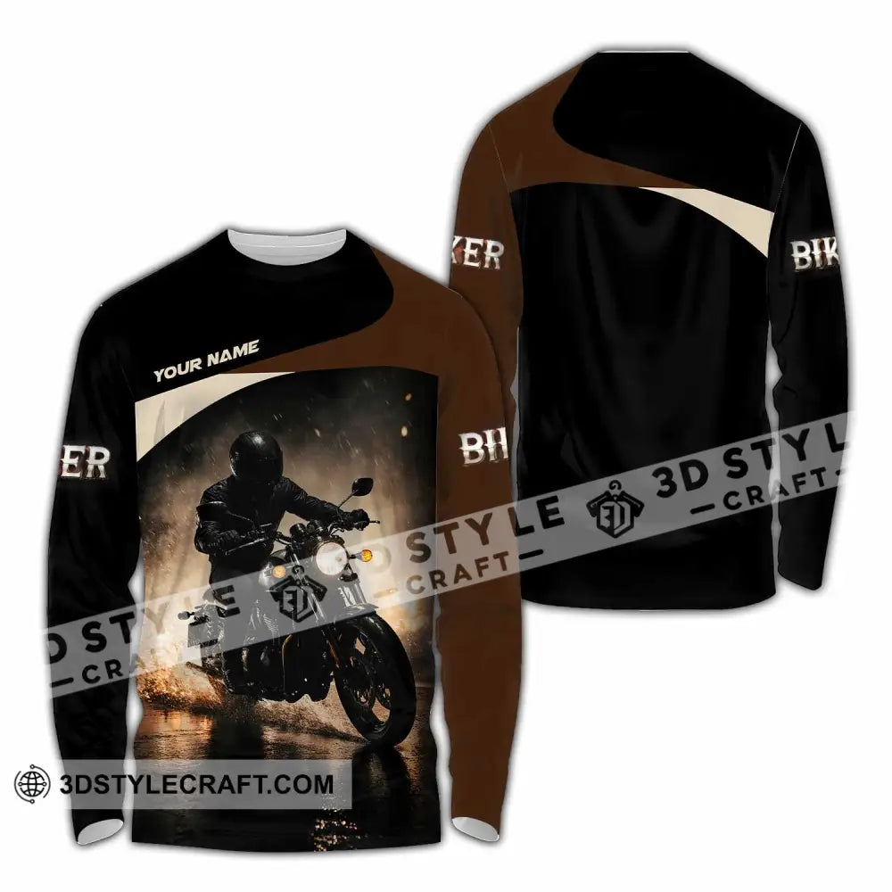 Unisex Shirt - Custom Biker 2026 3D Shirt - Long Sleeve Shirt / S - T-shirt