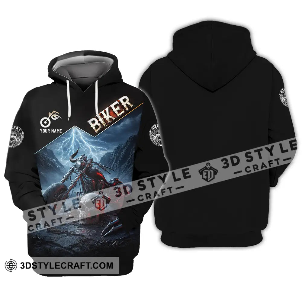 Unisex Shirt - Custom Biker 3D Shirt Hoodie / S T-shirt
